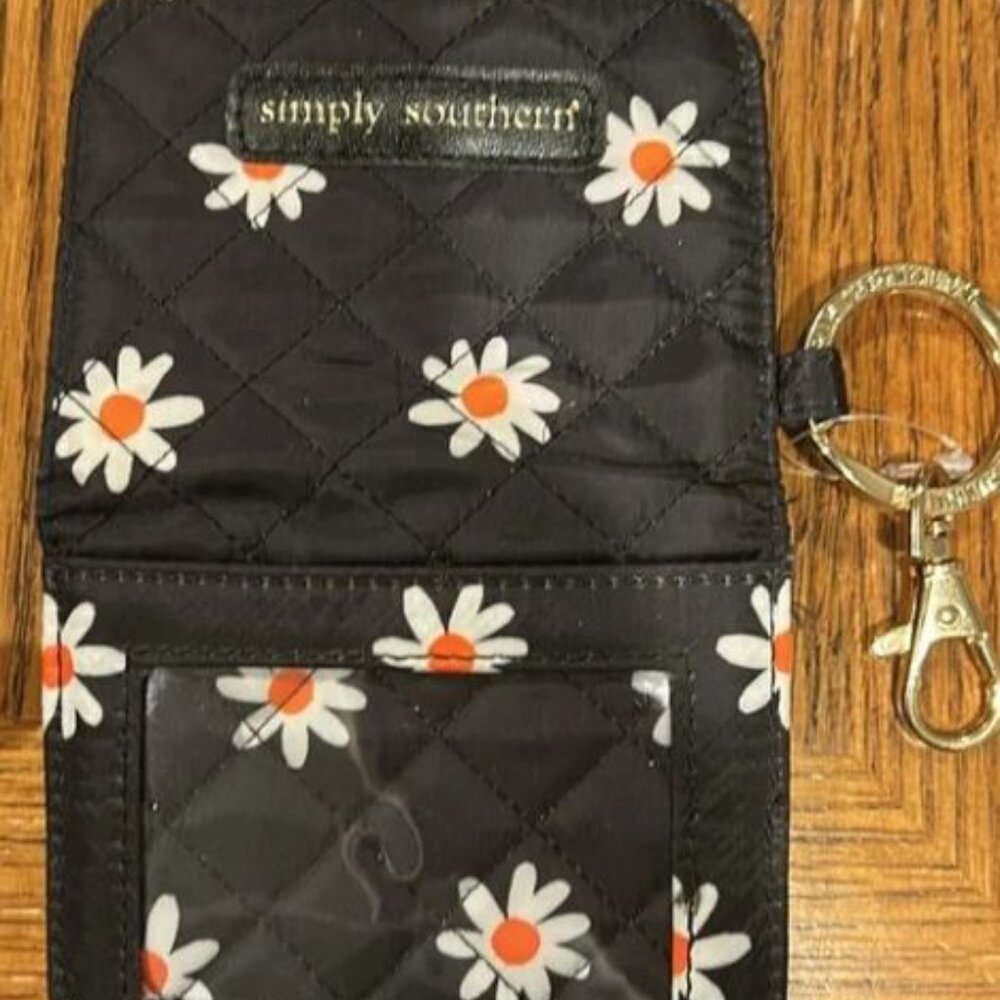 Simply Southern Daisy Keychain Wallet Cardholder - Picture 2 of 3